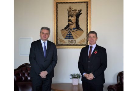 Vicepremierul Oleg Serebrian s-a întâlnit cu Ambasadorul Marii Britanii