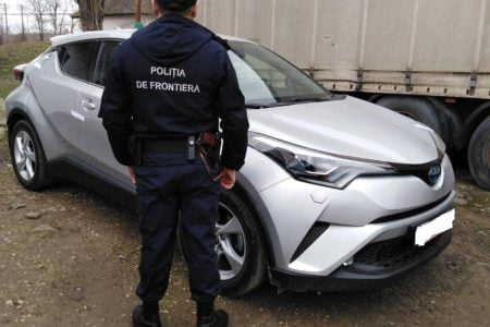 Un autoturism căutat pe INTERPOL, depistat în PTF Giurgiulești-Reni