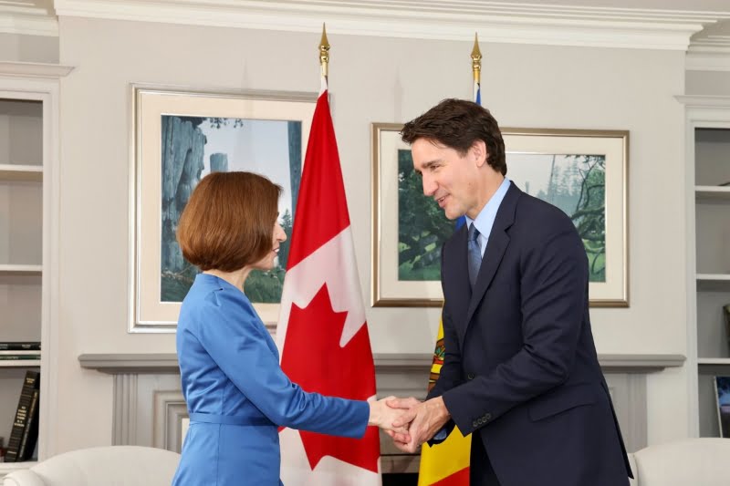Șefa statului, la Ottawa: „I-am mulțumit Premierului Trudeau pentru susținerea fermă a guvernului canadian pentru parcursul nostru democratic”