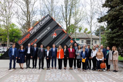 La Universitatea Pedagogică de Stat „Ion Creangă” a fost lansat Orange Digital Center