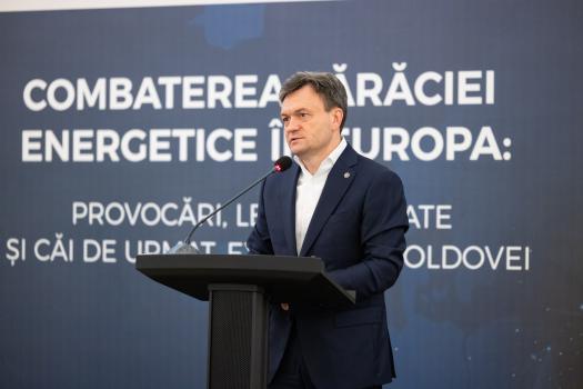 Premierul Dorin Recean la conferința privind combaterea sărăciei energetice în Europa: „Cea mai bună formă de protecție socială este asigurarea cu un loc de muncă bine plătit”