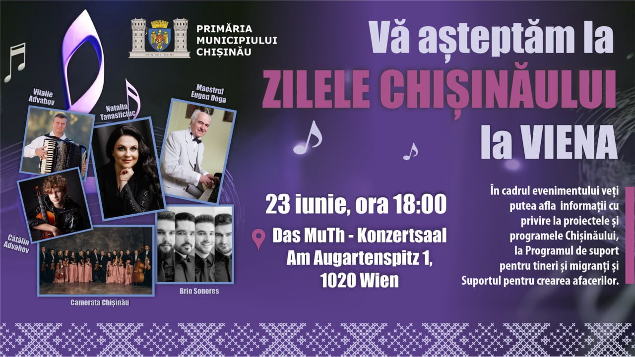 Ion Ceban: Primăria Chișinău promovează cultura și tradițiile moldovenești la evenimentul „Zilele Chișinăului la Viena”