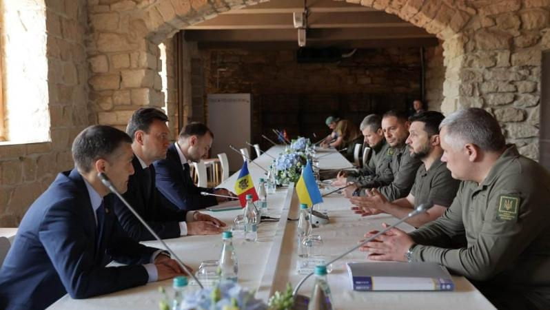 Dorin Recean a avut o întrevedere oficială cu Vladimir Zelenski