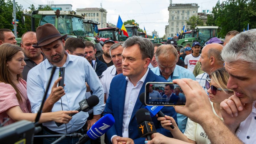 Recean a ieșit în fața agricultorilor care protestau în PMAN