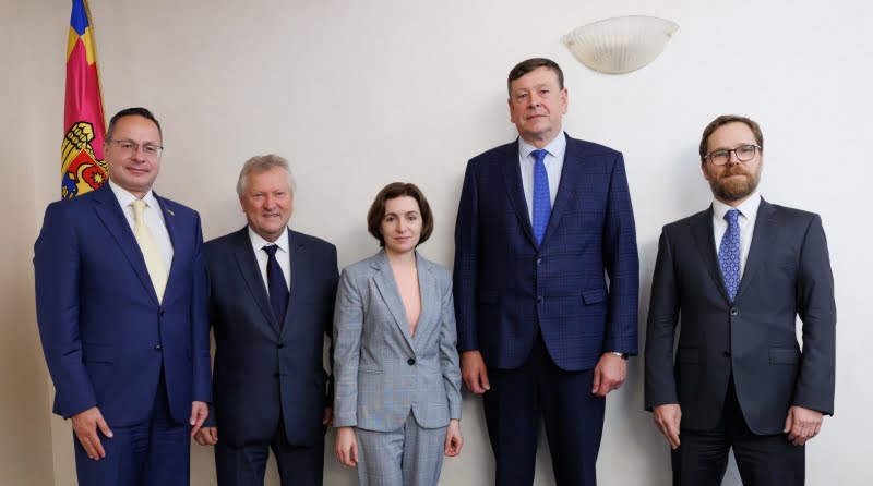 Președinta Maia Sandu s-a întâlnit cu un grup de parlamentari din Lituania