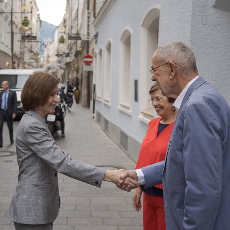 La Salzburg, șefa statului a discutat cu Președintele Austriei, Alexander Van der Bellen