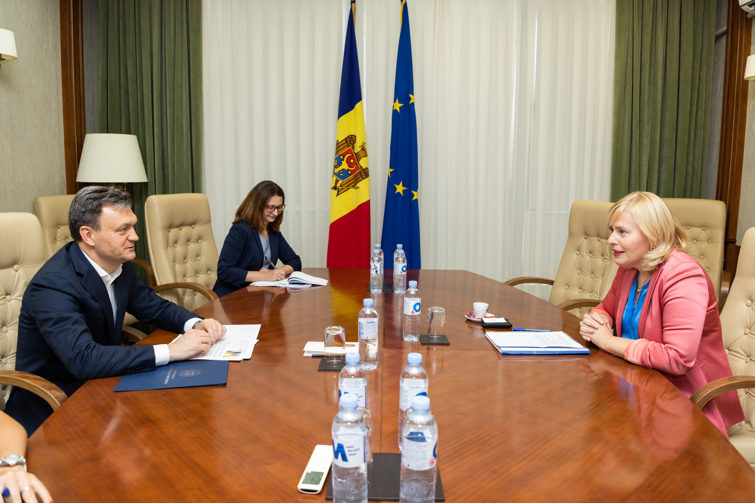 Prim-ministrul Dorin Recean, în dialog cu ambasadoarea Croației în Republica Moldova, Marija Kapitanović