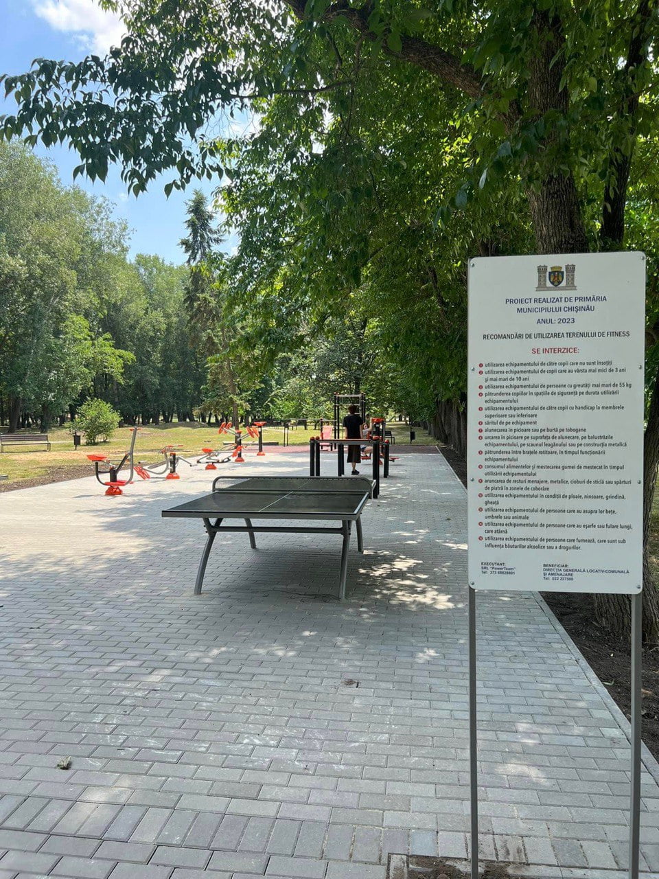 Parcul „Dendrariu” din capitală a fost extins cu noi facilități pentru recreere și sport