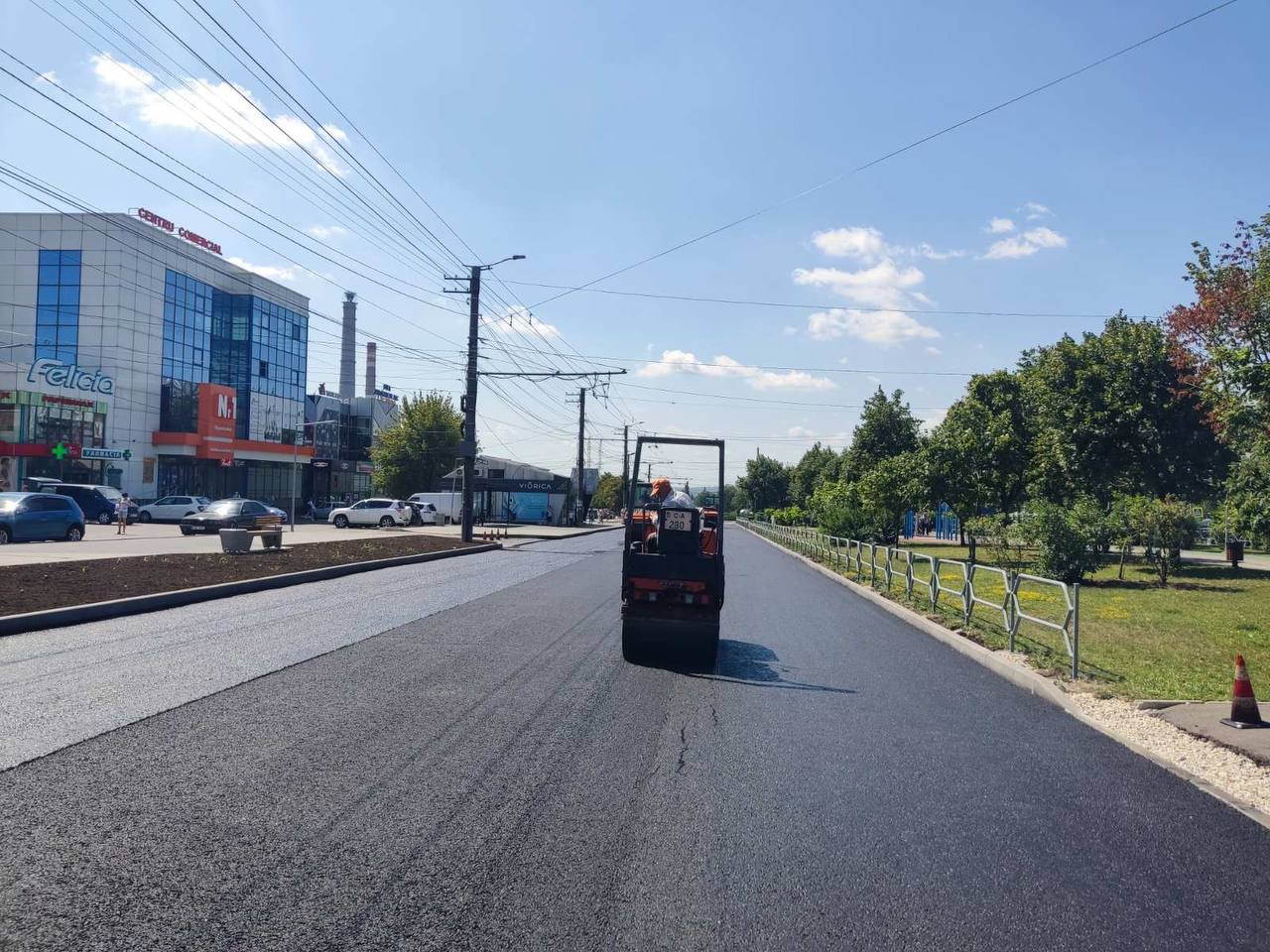 Reparaţia capitală a bd. Mircea cel Bătrân, sectorul Ciocana