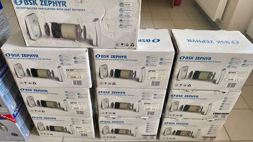 Sisteme de ventilare introduse ilicit în țară, depistate la Cimișlia