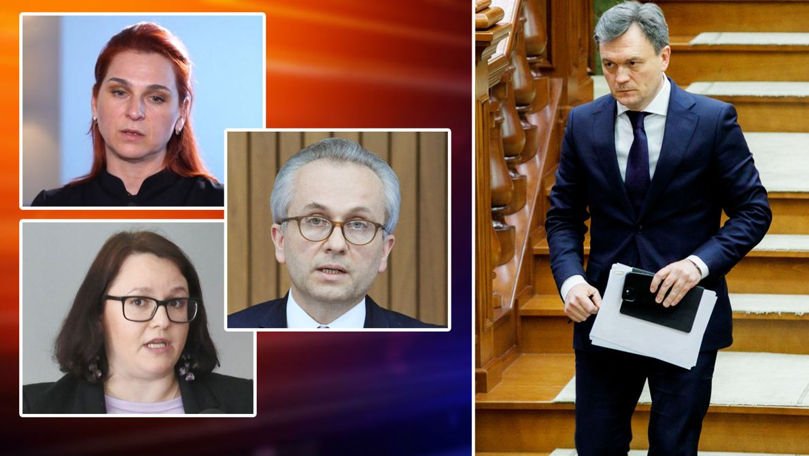 Dorin Recean anunță: Trei miniștri pleacă din funcție