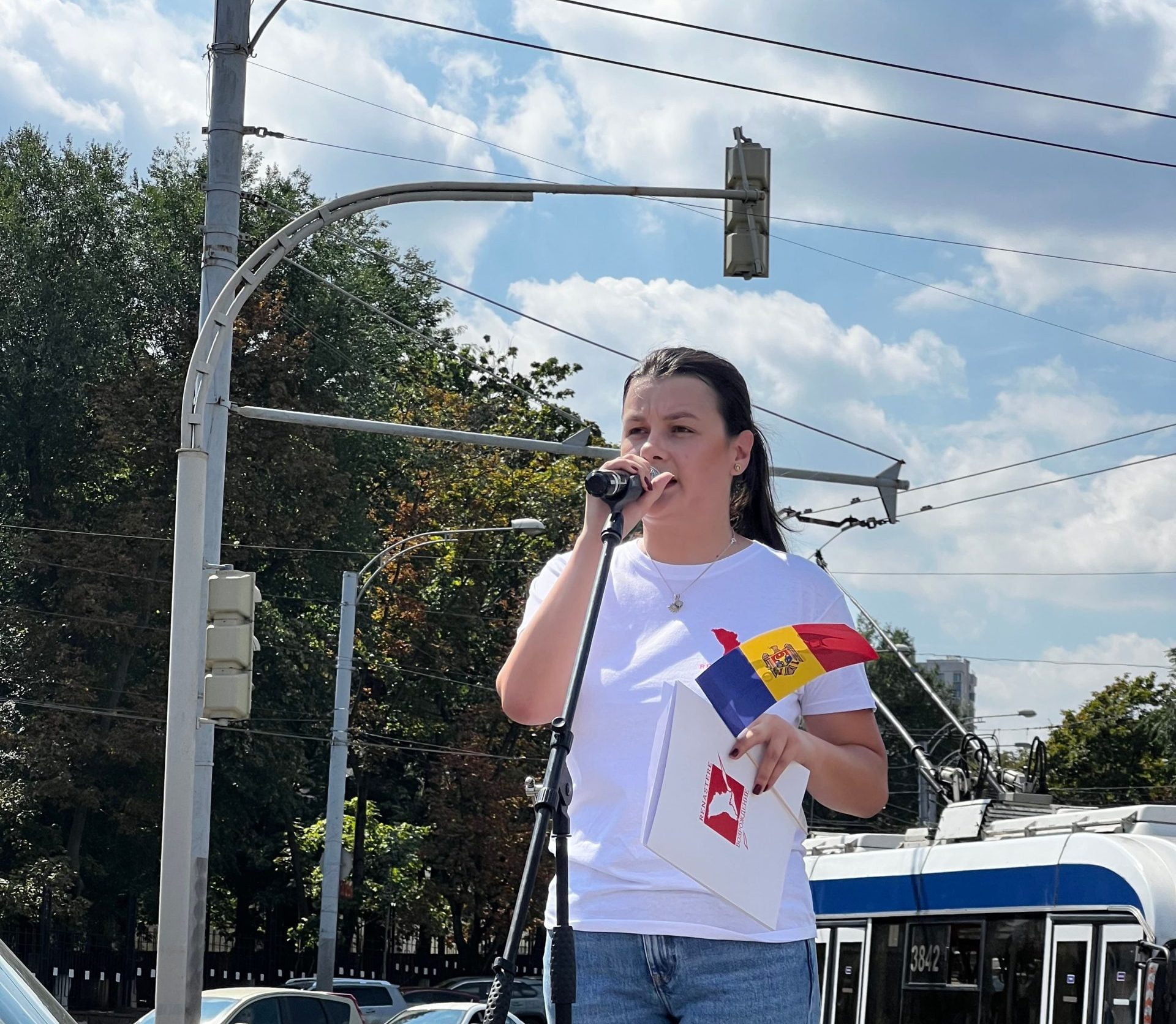 Marșul de Eliberare // Natalia Parasca: „Moldova fără Sandu, o Moldovă fără PAS”