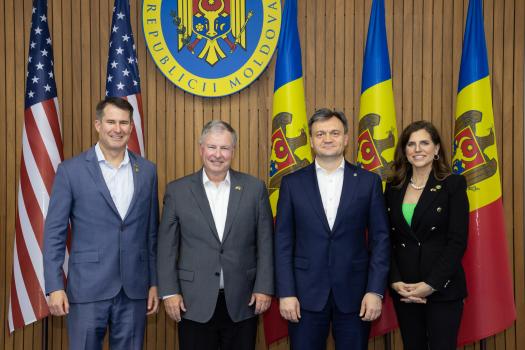Prim-ministrul Dorin Recean a avut o întrevedere la Guvern cu membrii delegației congresului Statelor Unite ale Americii