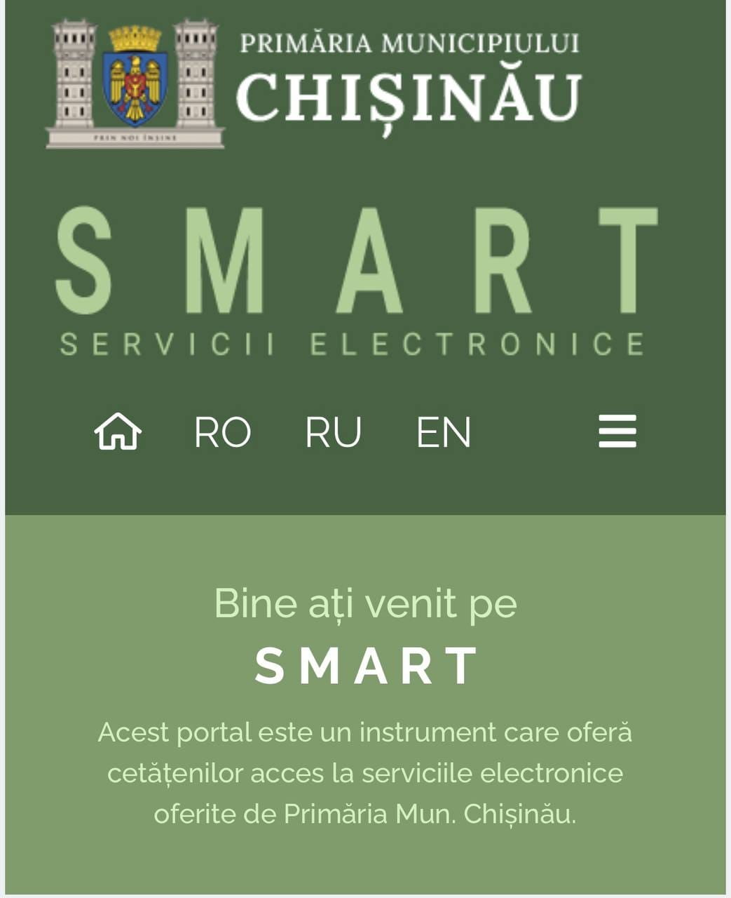 Chișinăul se îndreaptă spre o nouă eră digitală: Ion Ceban: Primăria lansează portalul smart.chisinau.md în regim de testare