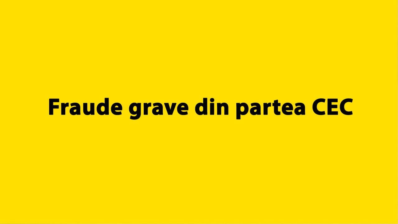 Noi dovezi cum CEC se pregătește de fraudarea rezultatelor alegerilor locale generale din municipiul Chișinău