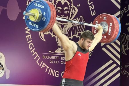 Moldoveanul Tudor Bratu a obținut aurul la Campionatul European de Haltere pentru Tineret