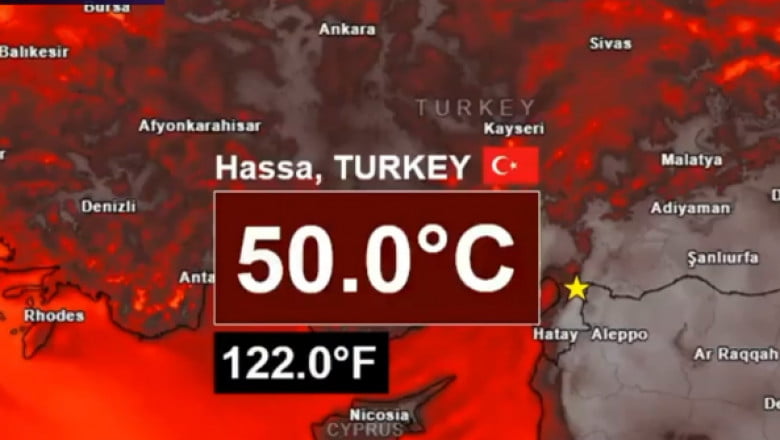 50 de grade Celsius, în Turcia, nou record de temperatură