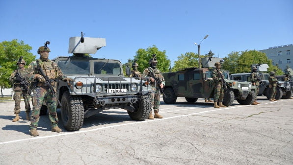 SUA au donat Armatei Naționale echipamente de protecție și armament ușor de infanterie