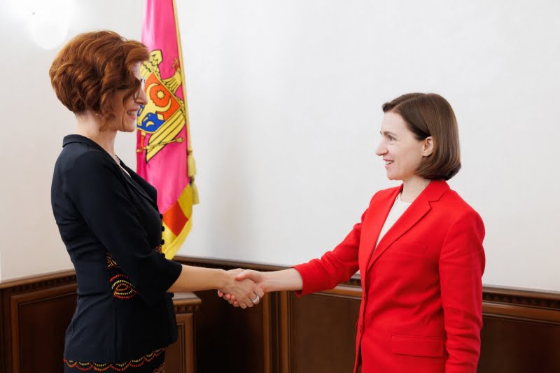 Șefa statului s-a întâlnit cu Daniela Gasparikova, noua Reprezentantă rezidentă PNUD în Republica Moldova