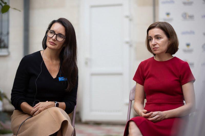 Întâlnirea dintre șefa statului și Ambasadoarea UNHCR, Kristin Davis: Abordarea crizei refugiaților