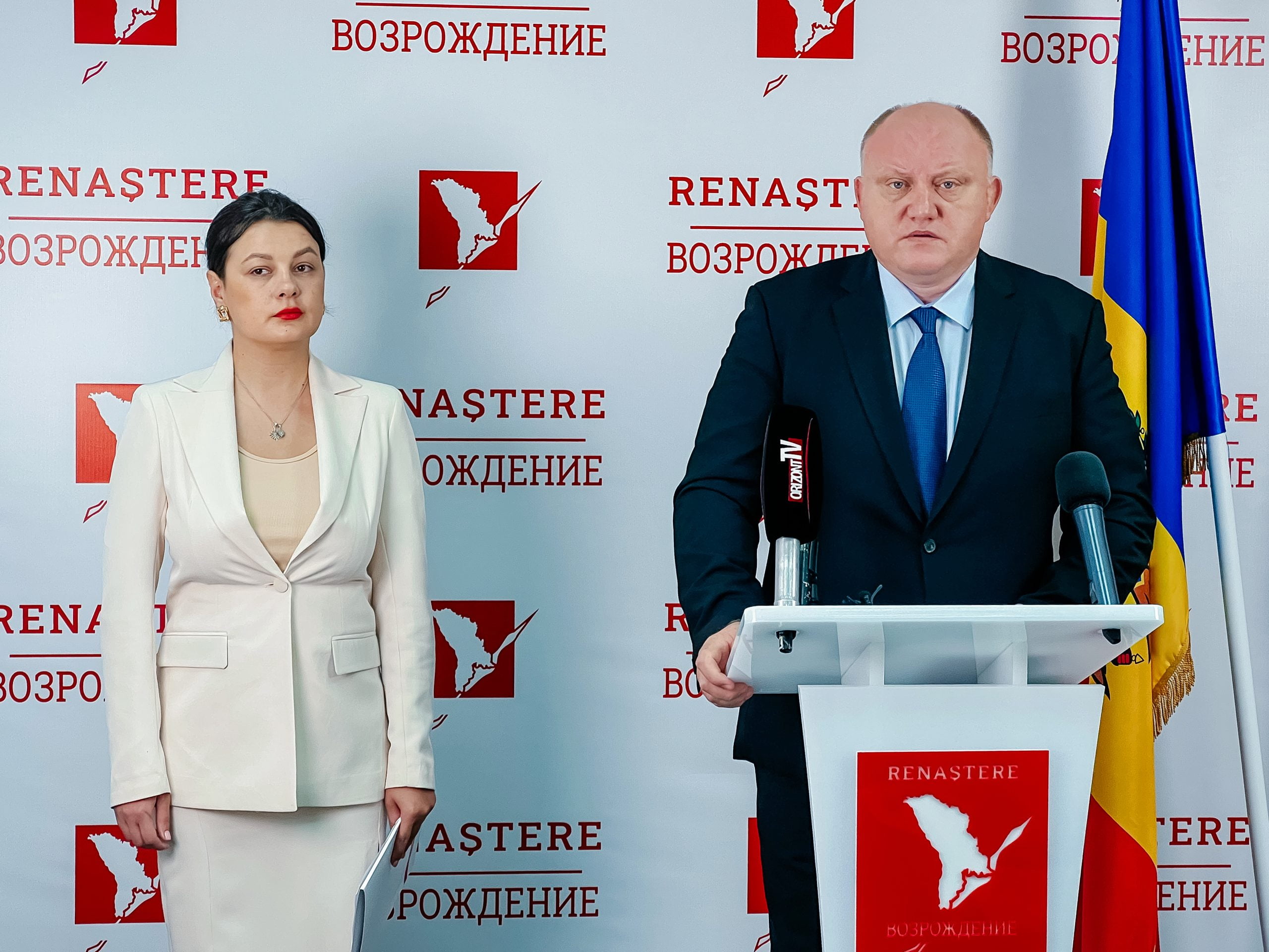 Natalia Parasca anunță candidatul Partidului „Renaștere” pentru Primăria Chișinăului
