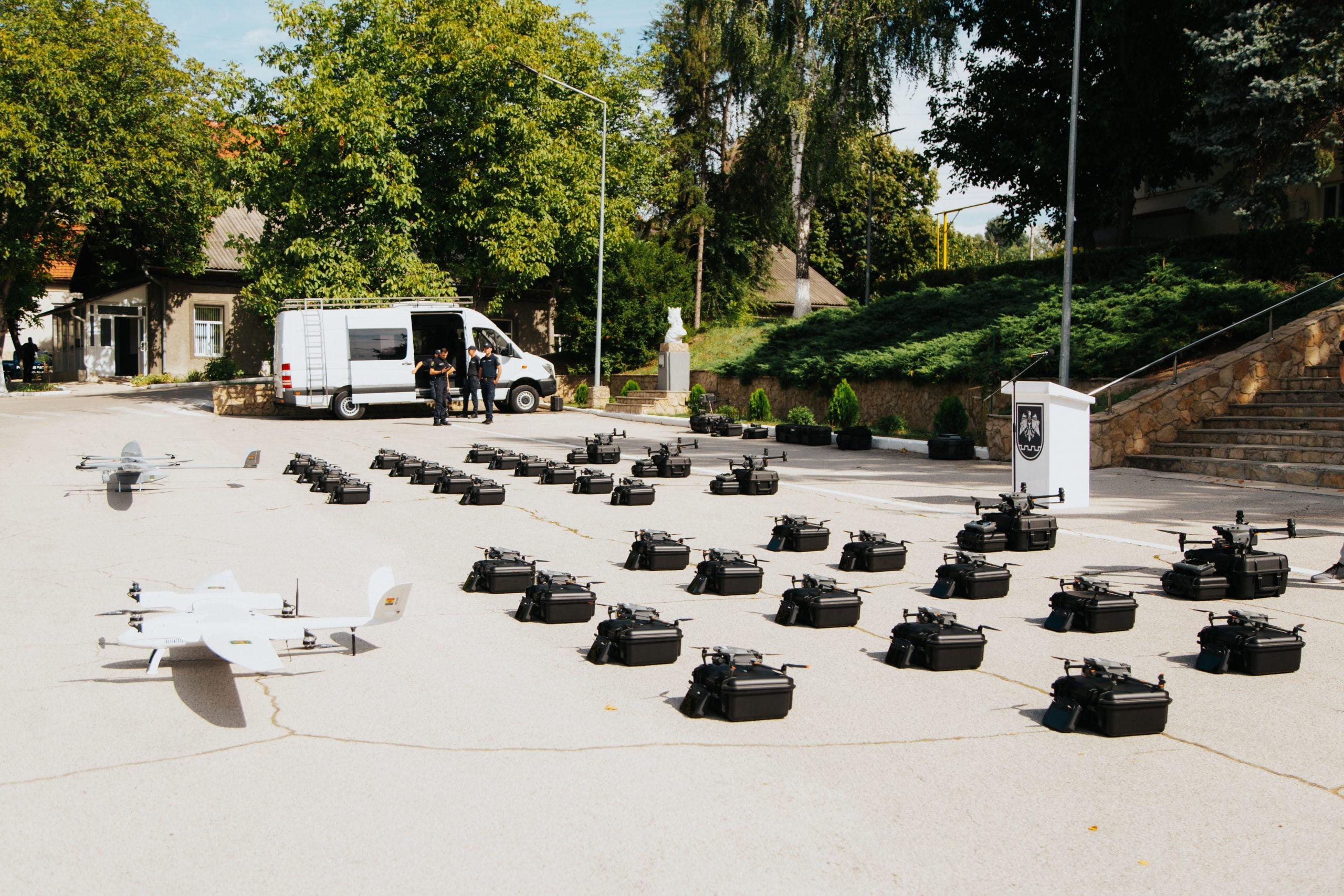 Un lot de aparate de zbor fără pilot repartizate subdiviziunilor Poliției de Frontieră