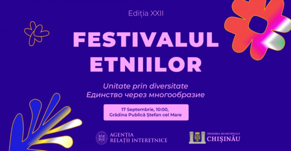 Ceban: Festivalul Etniilor, ediția a XXII-a, va aduce în prim-plan diversitatea culturală a Chișinăului. Când va fi organizat acesta