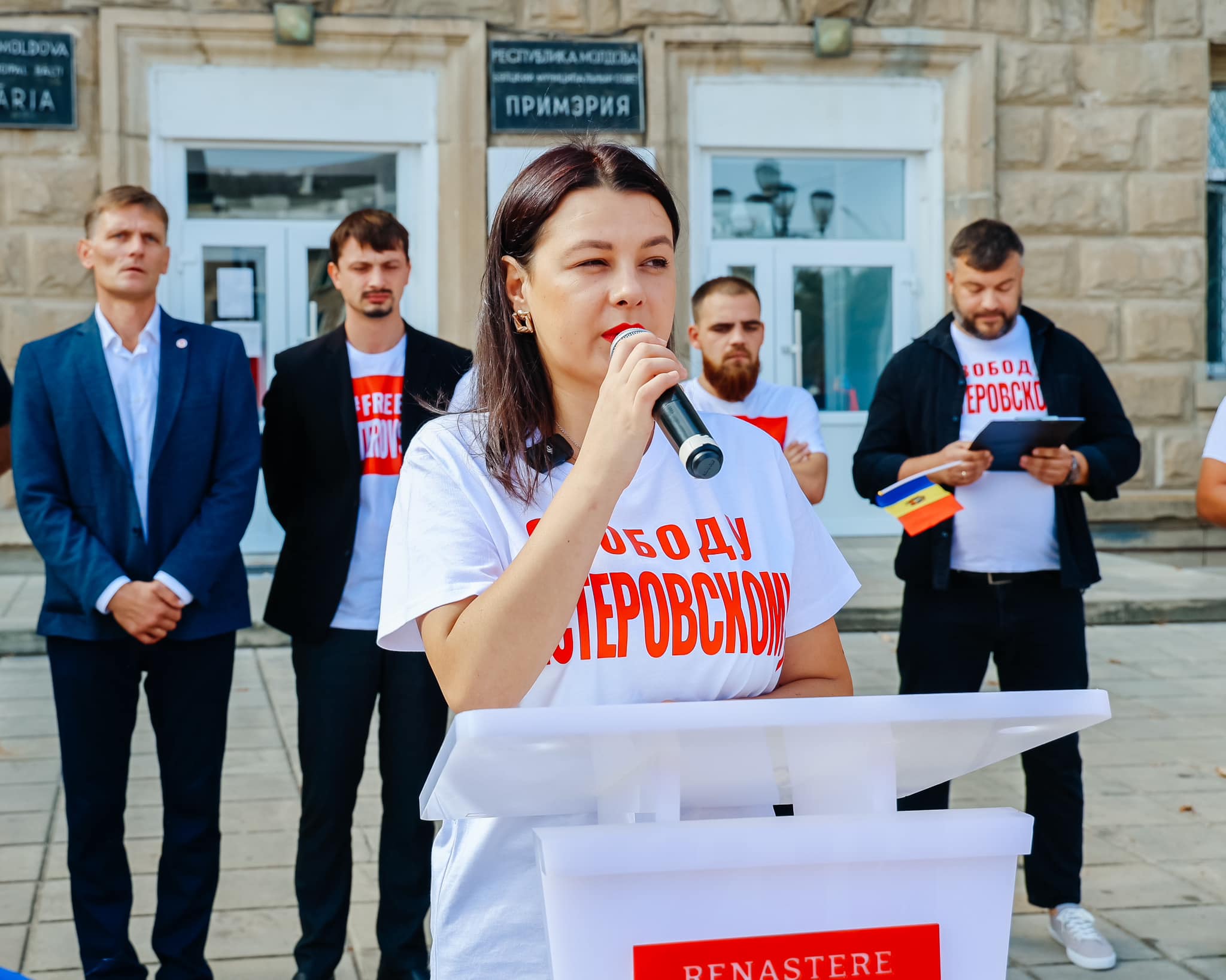 Natalia Parasca anunță candidatura lui Alexandr Nesterovschi la primăria Bălți