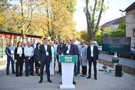 Lansarea Partidului MAN la Durlești: Ion Ceban prezintă candidatul pentru funcția de primar și echipa sa
