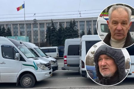Protest cu microbuze în PMAN: Transportatorii, nemulțumiți de noul Cod Rutier
