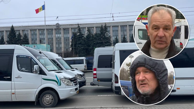 Protest cu microbuze în PMAN: Transportatorii, nemulțumiți de noul Cod Rutier