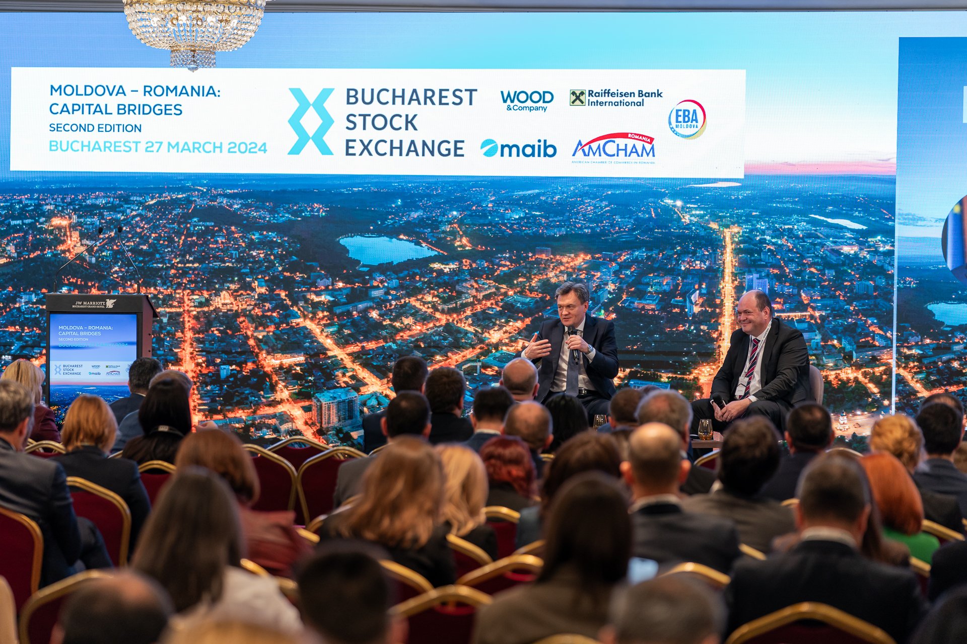 Prim-ministrul Dorin Recean a participat la Forumul „Moldova – România: Capital Bridges”