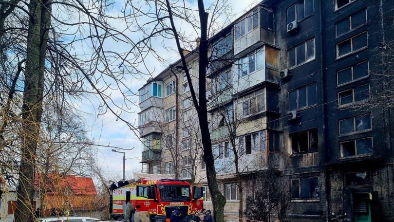 Alertă în Kiev: Incendii și pagube în urma atacului rusesc