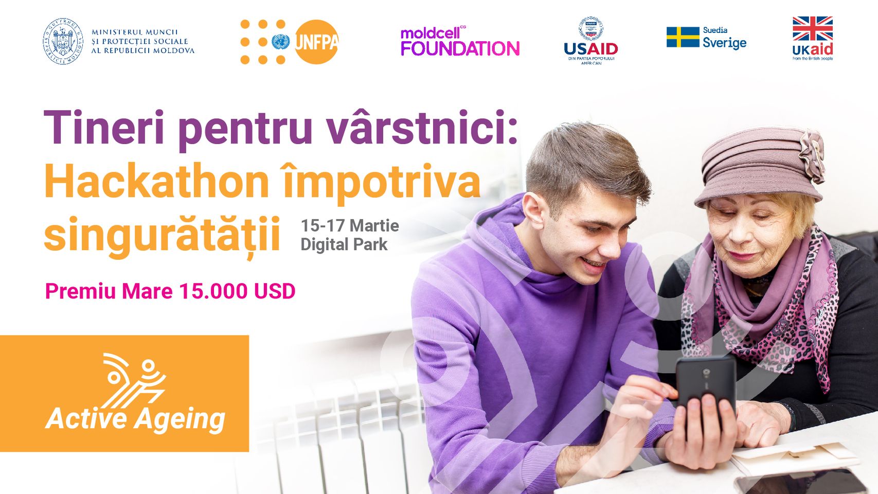 Generații unite împotriva singurătății: Lansarea Hackathon-ului dedicat inovațiilor IT pentru vârstnici