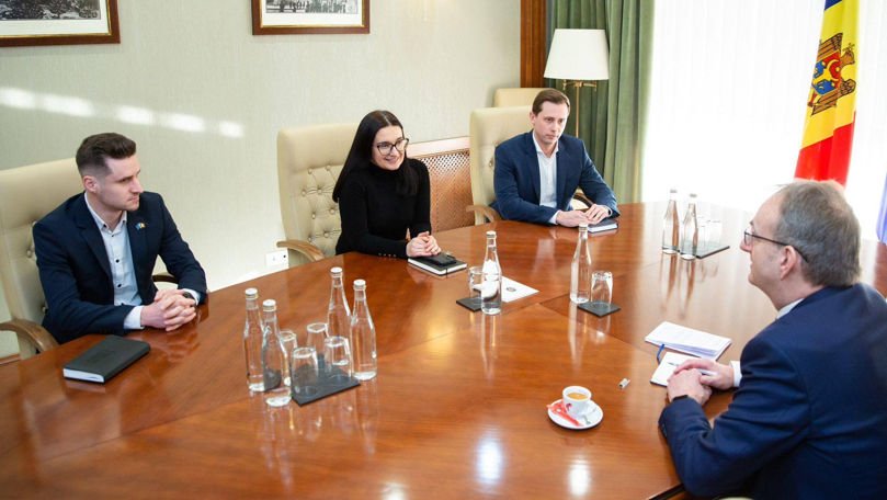 Gherasimov a avut o întrevedere cu ambasadorul Belgiei în R. Moldova