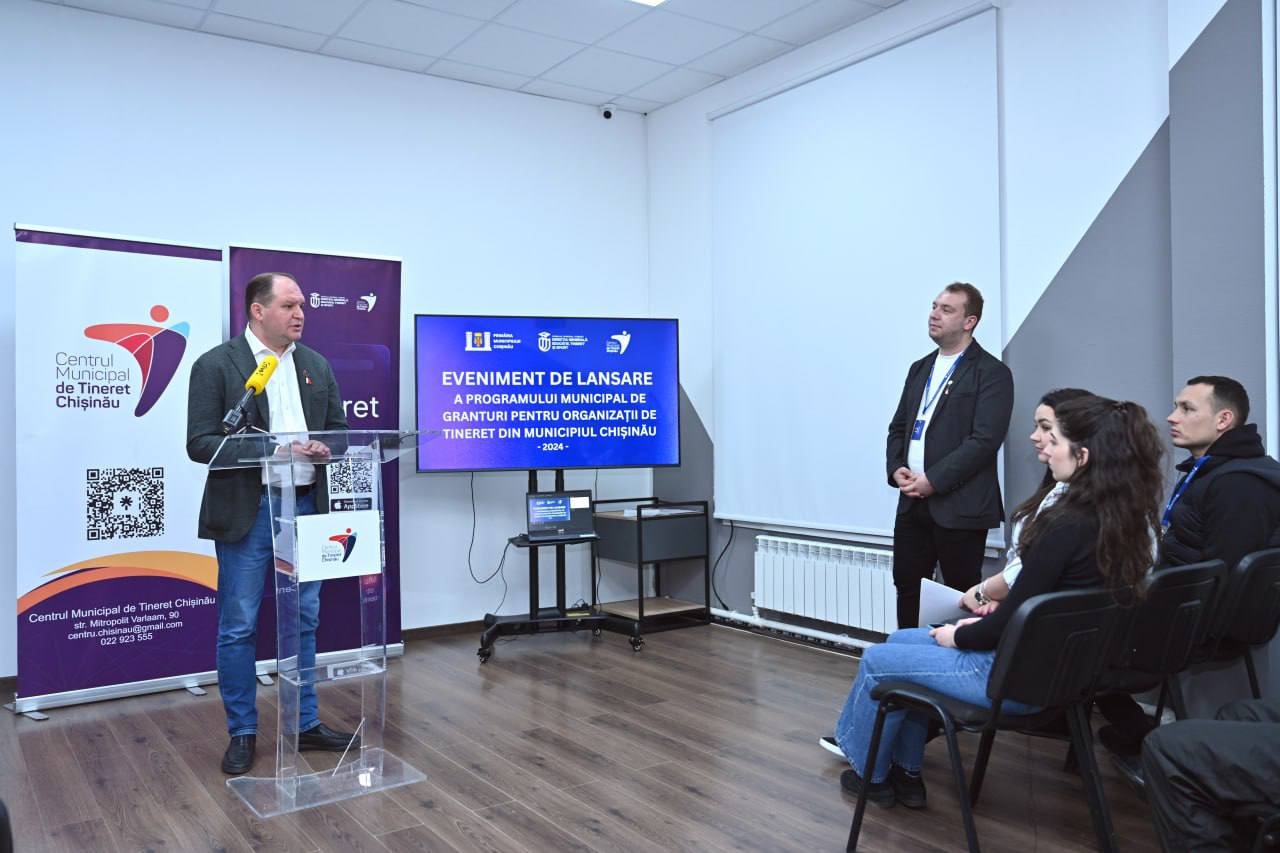 Primăria Chișinău lansează Programul de Granturi pentru Organizațiile de Tineret