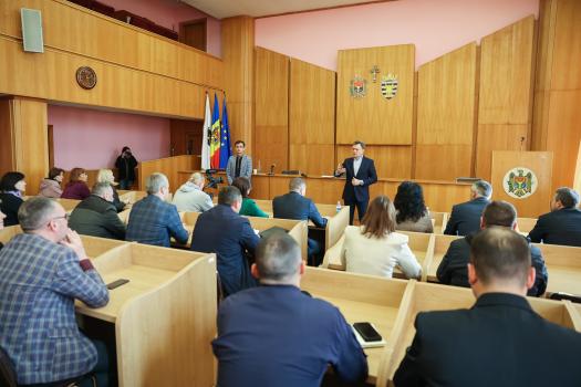 Dezvoltarea locală în Republica Moldova, discutată de prim-ministrul Dorin Recean cu reprezentanții autorităților publice locale din Glodeni
