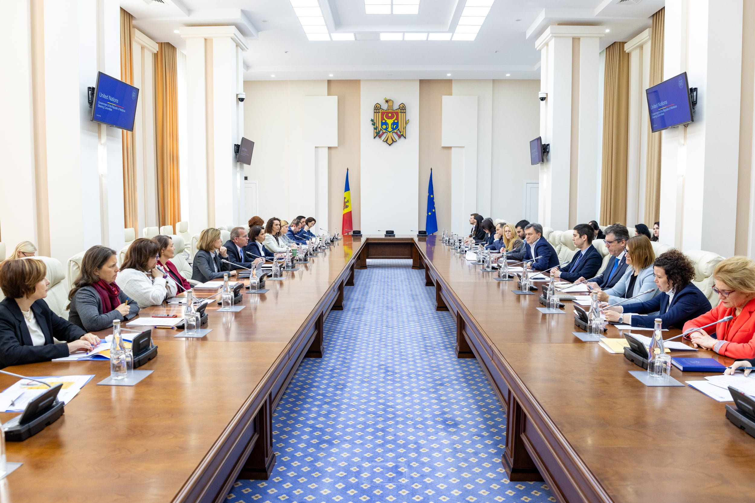 Realizările Cadrului de Cooperare ONU – Republica Moldova în 2023, evaluate într-o ședință comună, la Guvern