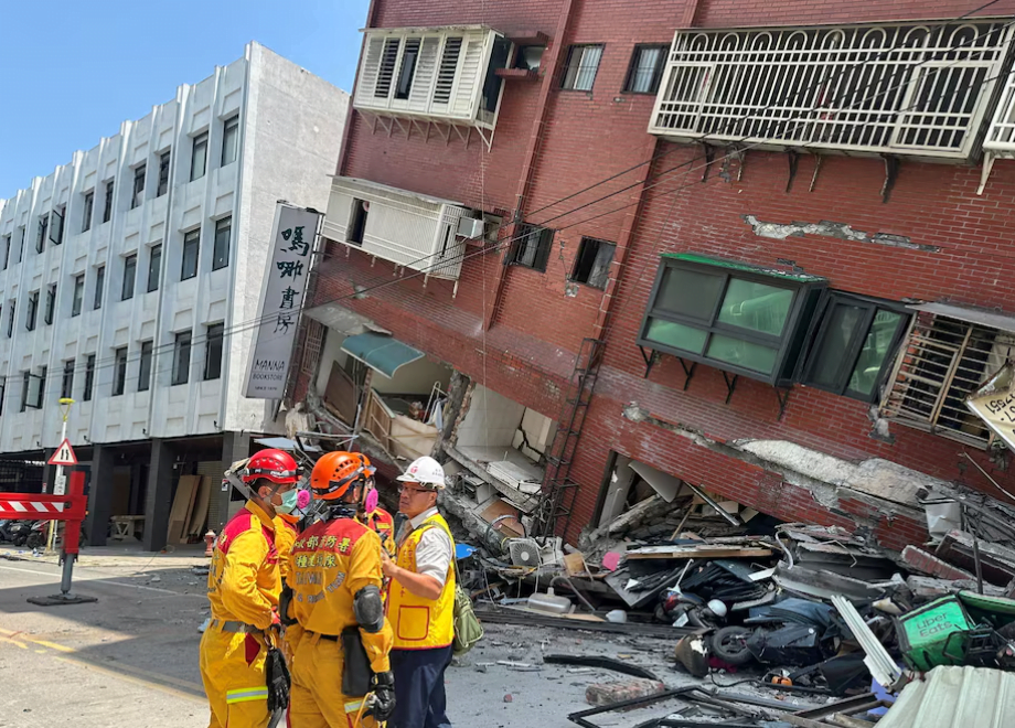 Bilanțul cutremurului din Taiwan: Peste 1.000 de răniți și 52 de persoane dispărute