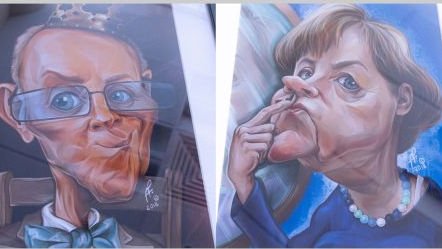 Parlamentul găzduiește expoziția de caricaturi a artistului Alexandru Placinta