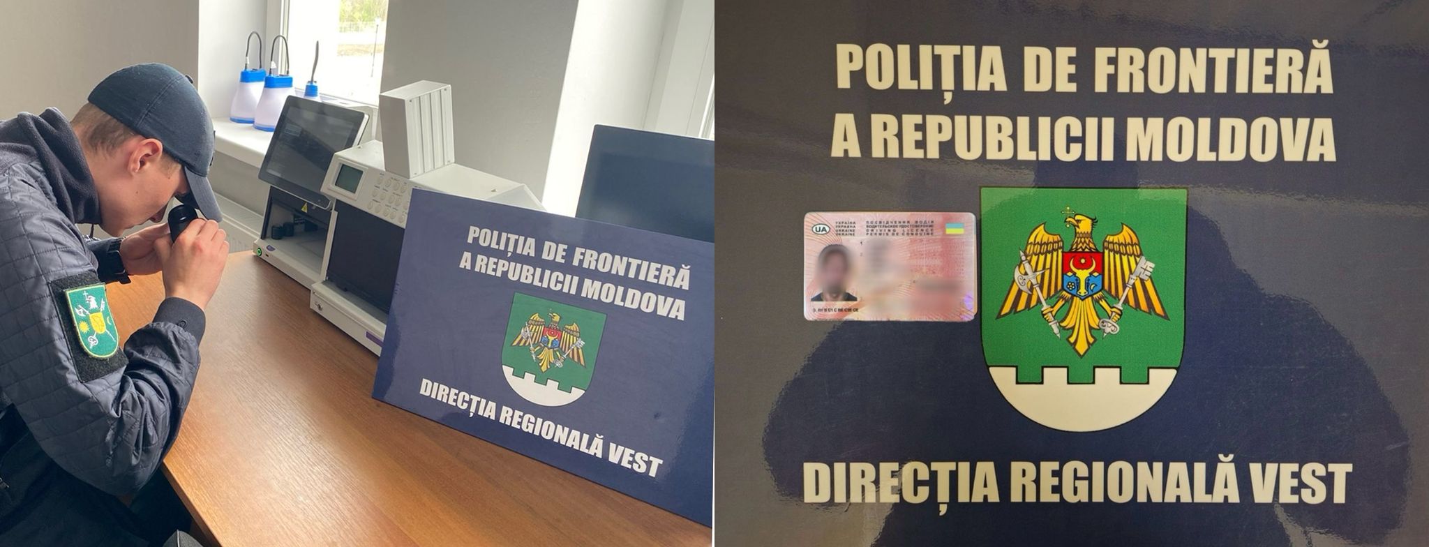 Încă un permis de conducere cu indici de falsificare, ridicat la trecerea frontierei