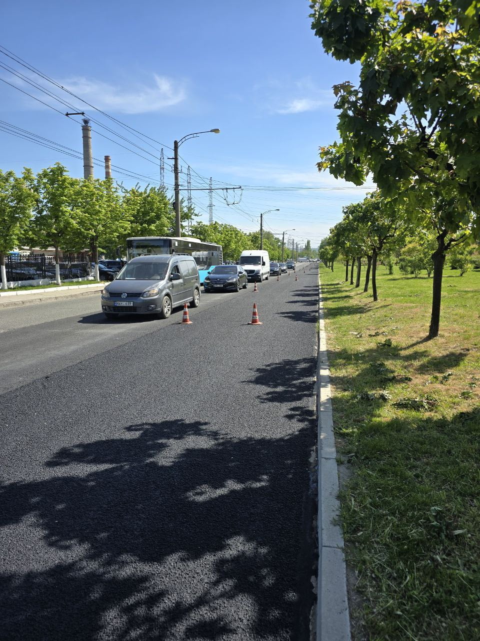 Slurry Seal, aplicat pe mai multe străzi din Chișinău: Renașterii Naționale, Meșterul Manole și altele