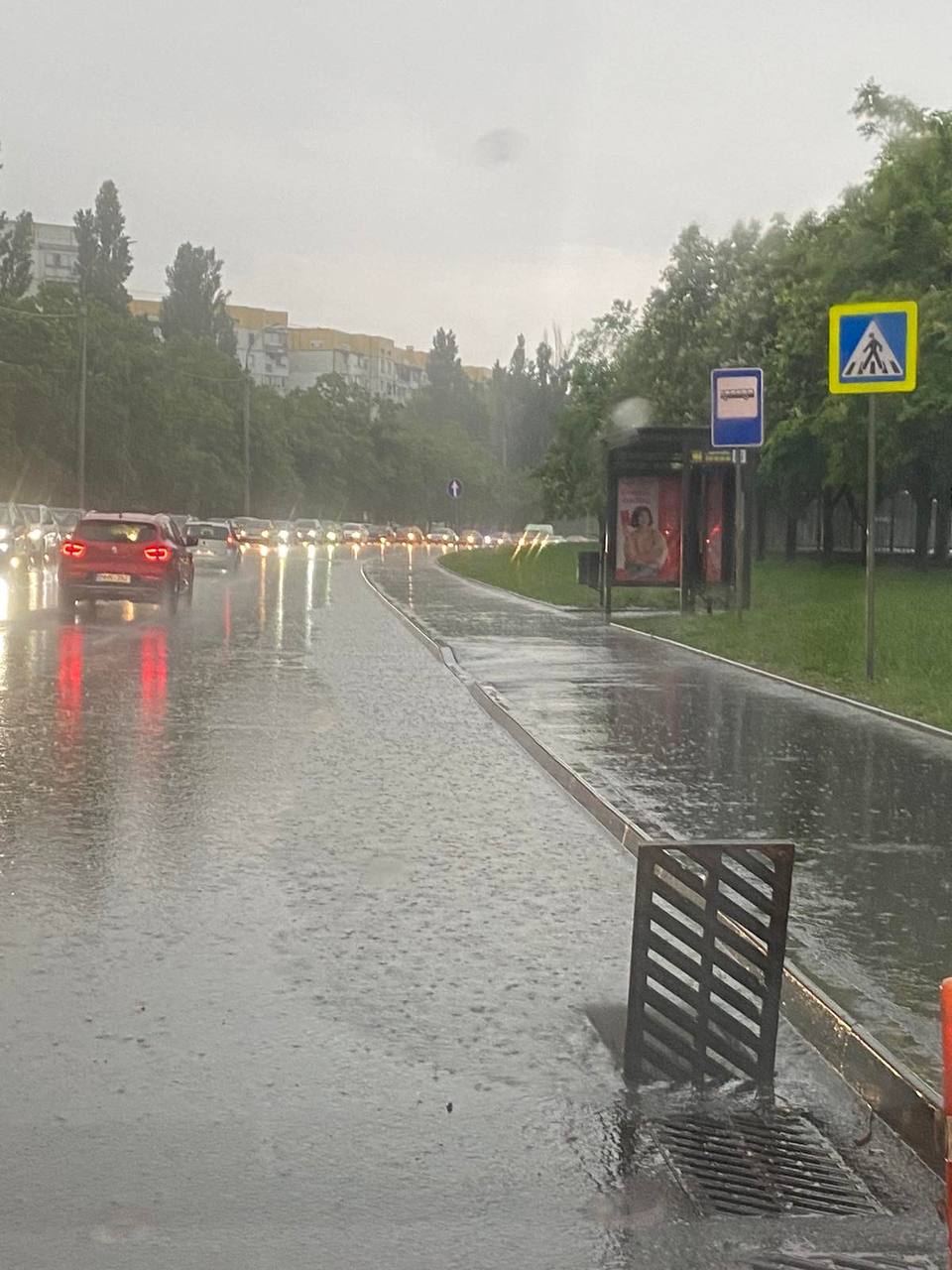 Daunele provocate de precipitațiile care au căzut marți seară, înlăturate