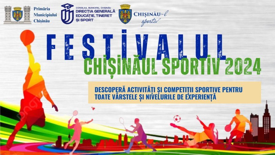 Parcul la Izvor găzduiește Festivalul „Chișinău Sportiv 2024” pe 8 iunie