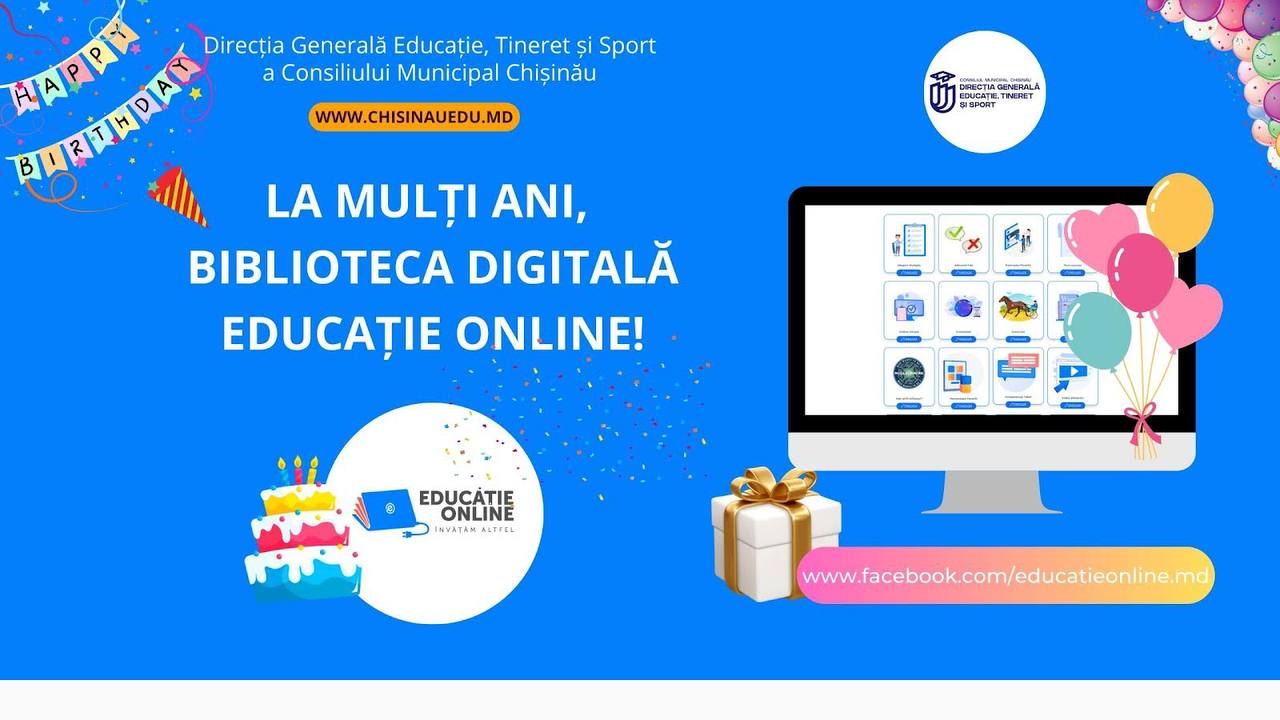 Proiectul Biblioteca digitală „Educație online”, 5 ani de activitate