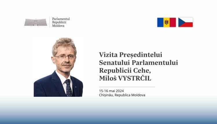 Președintele Senatului Cehiei va efectua o vizită în Republica Moldova