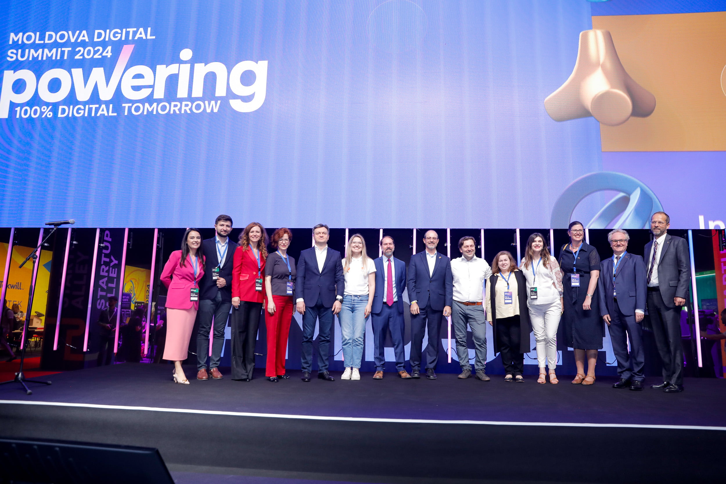 Prim-ministrul Dorin Recean a participat la Moldova Digital Summit, cel mai mare eveniment digital al țării