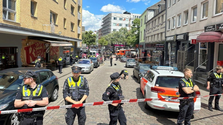 Un bărbat înarmat cu un topor a fost împușcat de polițiști înainte de meciul Polonia – Olanda din Hamburg