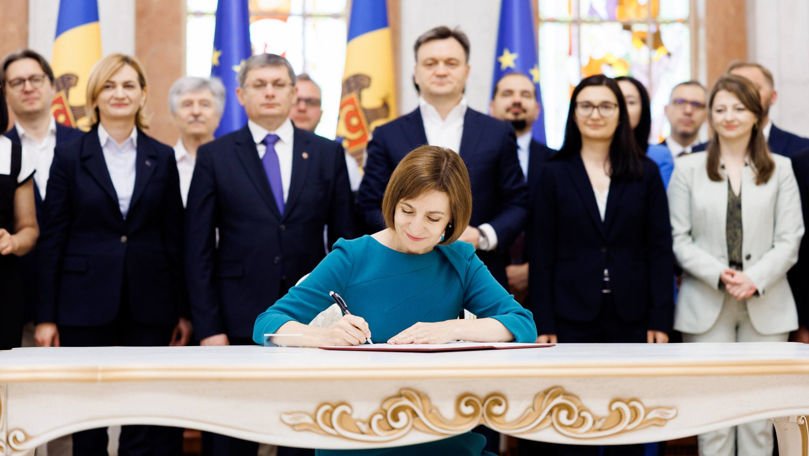 Inițierea negocierilor de aderare la UE: Maia Sandu a semnat Decretul