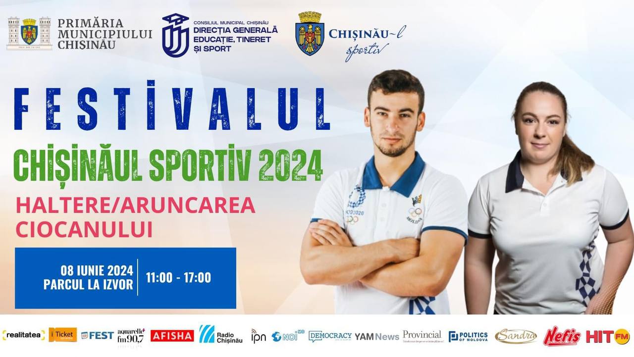 Chișinăul devine capitala sportului: Festivalul „Chișinăul Sportiv 2024” în Parcul „La Izvor”